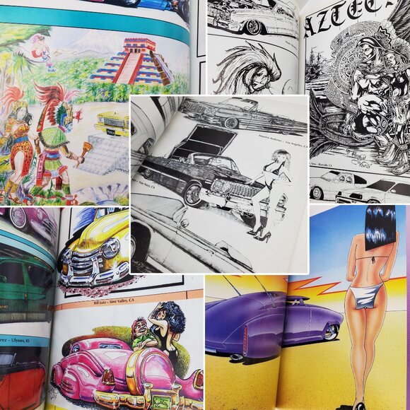 Lowrider Arte Magazine Vintage 1993 July/August Issue Aztlan Artwork Unread - Picture 3 of 11